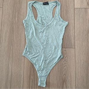 PrettyLittleThing Light Green Bodysuit
